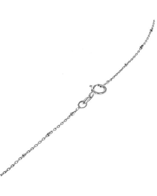 Princess Diamond Solitaire Drop Necklace